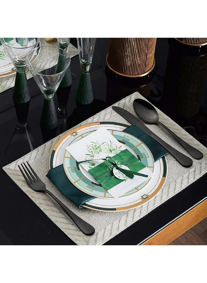 لوفت طقم ملاعق،أدوات مائدة، مجموعة من 16 قطعة، شادو، ستانلس ستيل - 154001 - Image 4