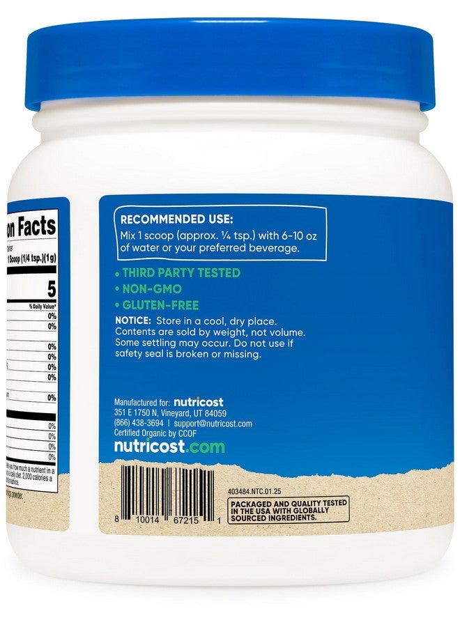 Nutricost Organic Moringa Powder 1LB (16oz) - Gluten Free, Non-GMO, Vegetarian Friendly - Image 4