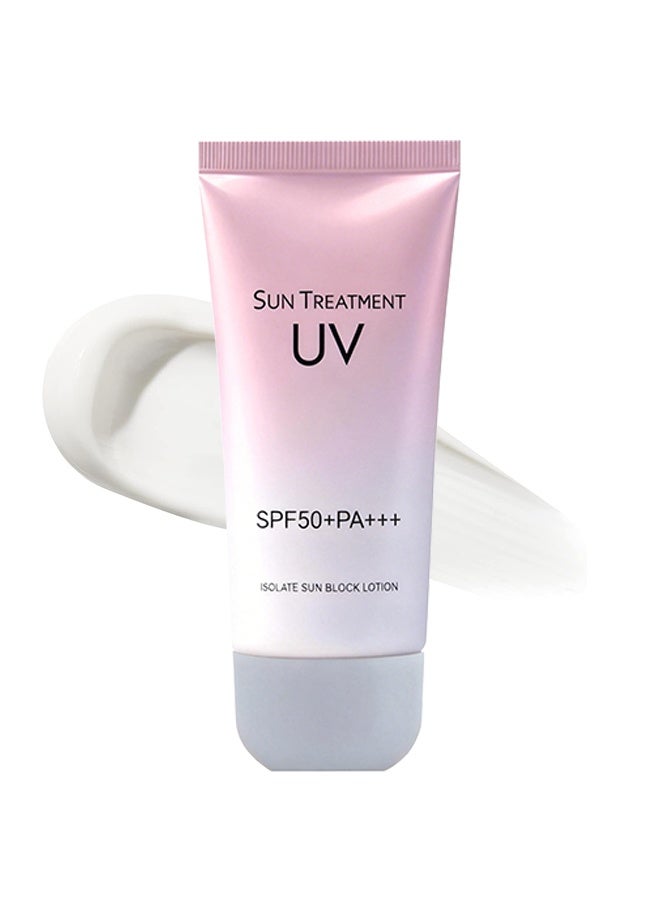 HB Sunscreen,Uv Spf 50, Sunscreen Cream Uv Isolation Spf 50+, epair isolation, sun protection, UV protection, 60ml - Image 1