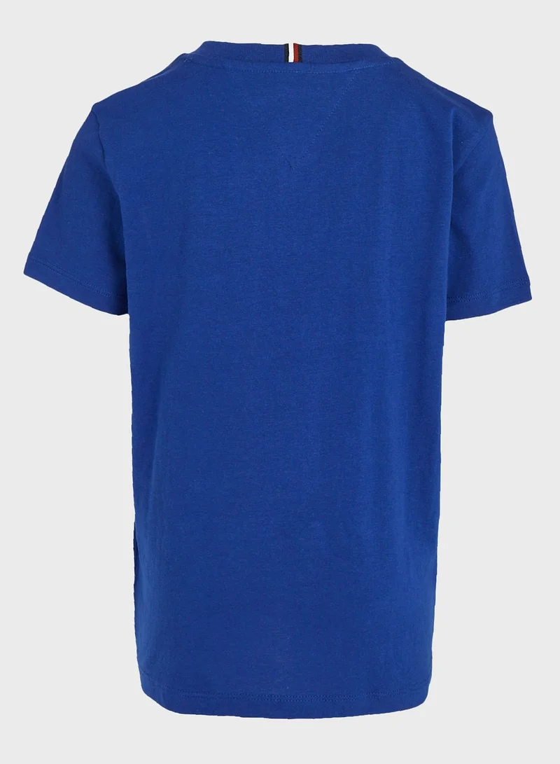 TOMMY HILFIGER Kids Color Block T-Shirt