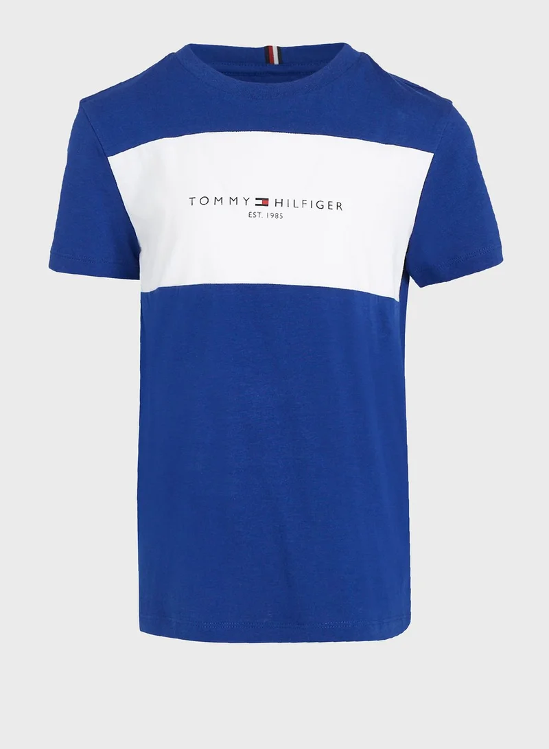 TOMMY HILFIGER Kids Color Block T-Shirt