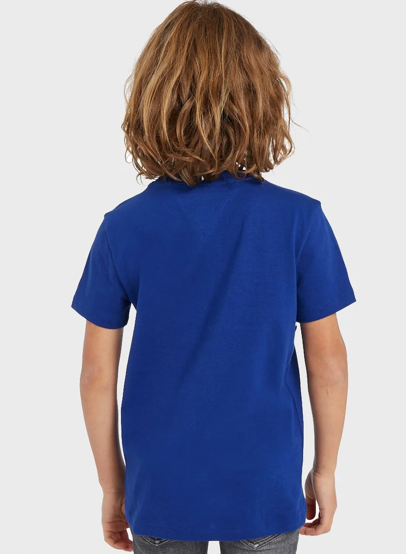 TOMMY HILFIGER Kids Color Block T-Shirt