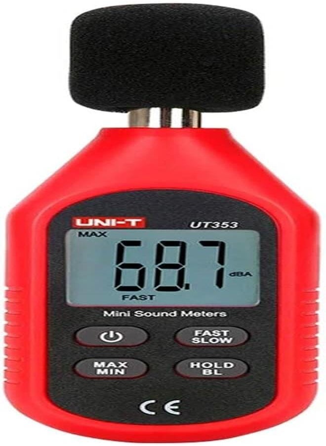 UNI-T - Uni-T Ut353 Bluetooth Noise Measuring Instrument Db Meter 30~130Db Mini Audio Sound Level Meter Decibel Monitor - Image 1