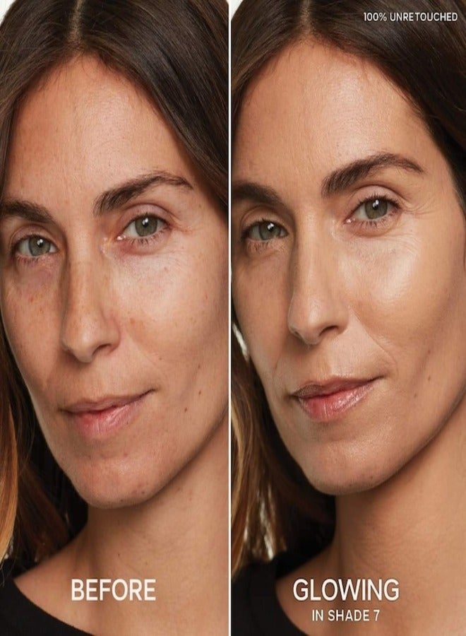 Saie  Slip Tint Total Radiant Concealer with Niacinamide , 7- ight/medium with golden undertones 5ml - Brightening & Hydrating Finish - Image 3