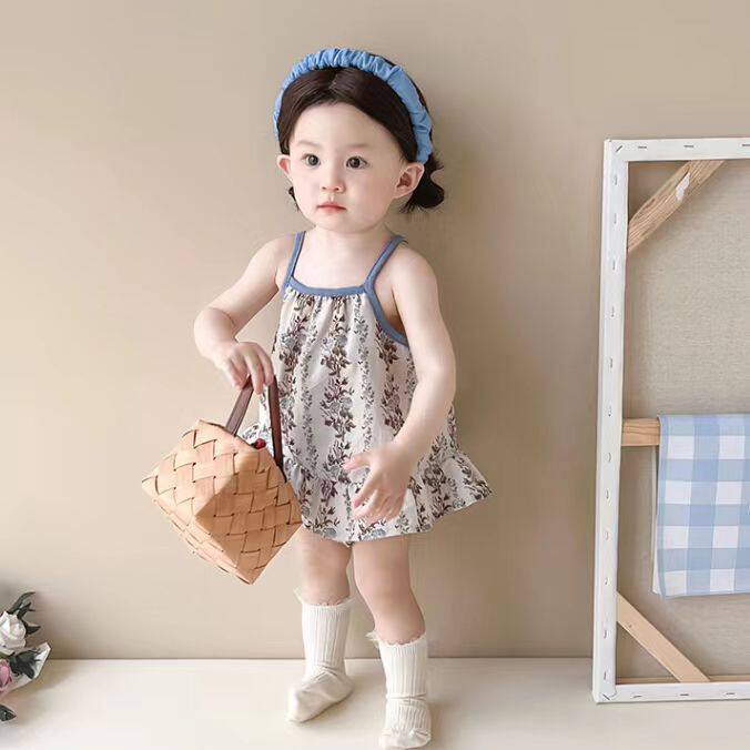 Girls Vintage Floral Camisole Top - Image 1