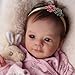 SCOM Realistic Baby Dolls Girl Felicia 17Inch RealisticNewborn Baby Dolls with Weighted Soft Cloth Body Real Life Cute Reborn Dolls with Gift Box for Kids Age 3 - Image 3