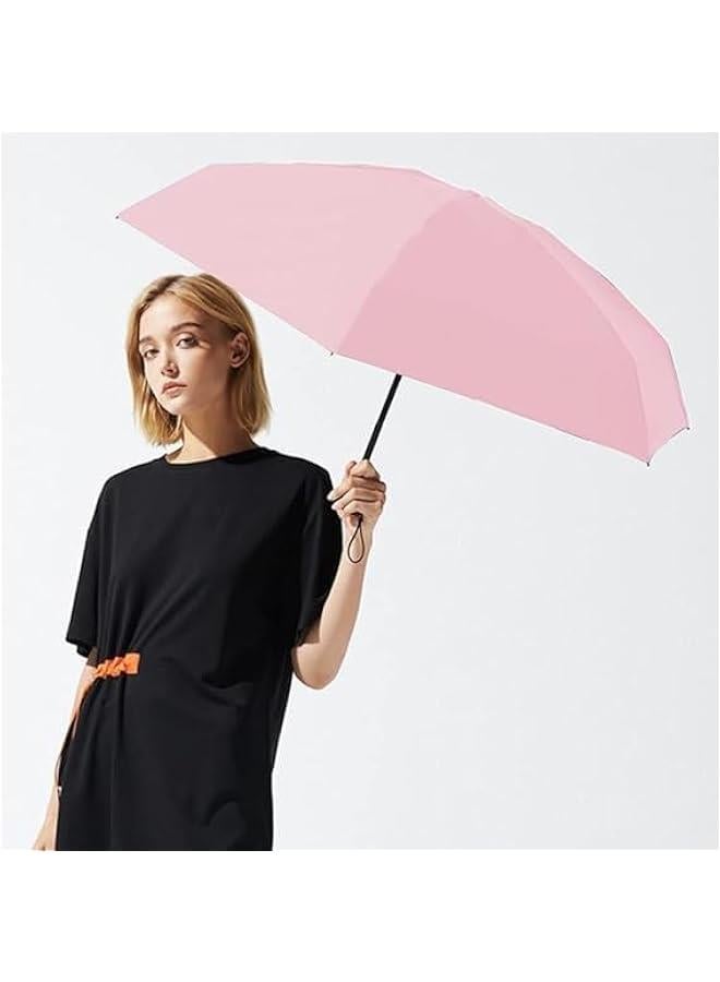 HOOKOR Small Sun Protection Umbrella,UPF 50+, Mini Travel Umbrella UV Protection Sun 99%,Sunscreen Sun Umbrella Women's Sun and Rain dual-use Folding umbrella - Image 3