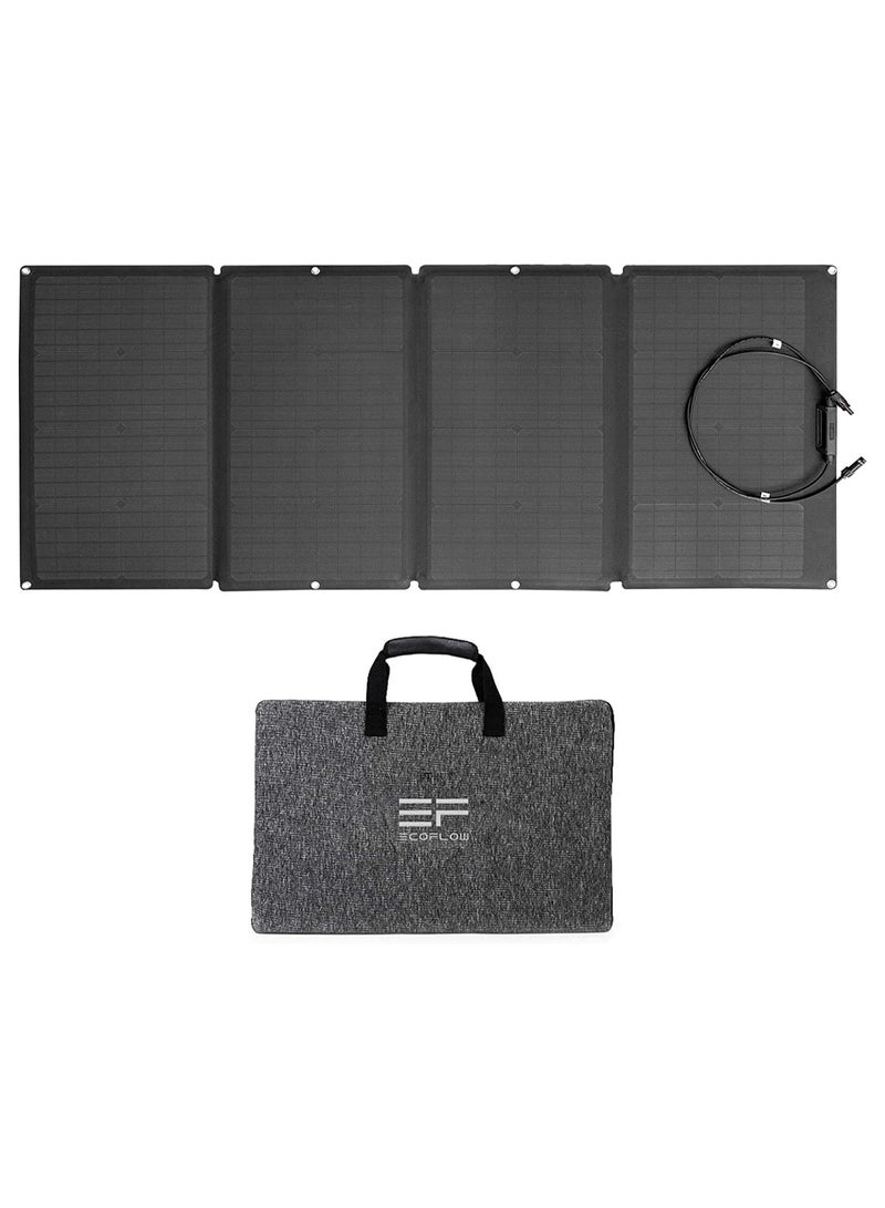 ECOFLOW EF ECOFLOW 160 Watt Portable Solar Panel for Power Station, Foldable Solar Charger with Adjustable Kickstand, Waterproof IP67 for Outdoor Camping RV Off Grid System - Image 2