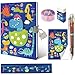 GINMLYDA Boys Diary with Lock Dinosaur Secret Diary Set Incl Kids Lockable Journal Memo 6Multicolor Pen Ruler Eraser Sharpener Writing Notebook Gift for Boys 610 - Image 3