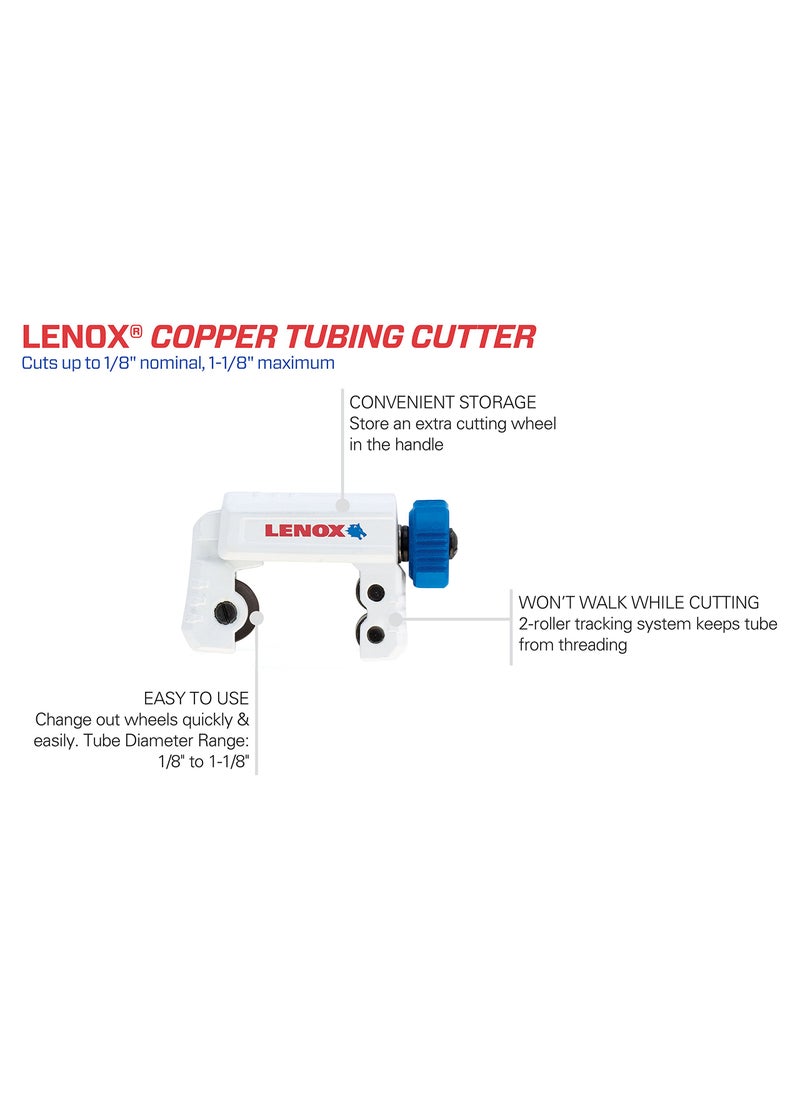 LENOX LENOX Tubing Cutter, 1/8-to-1-1/8-Inch (21010TC11/8),White  - Image 4