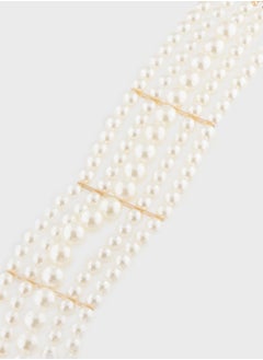 Ella Limited Edition Pearl Floral Necklace & Earring Set  - Image 3