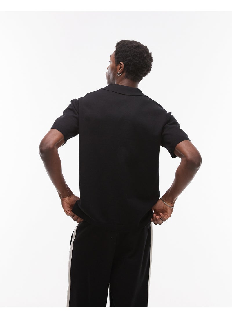 TOPMAN Front Placement Embroidered Knitted Shirt I  - Image 2