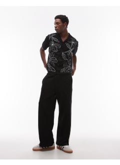 TOPMAN Front Placement Embroidered Knitted Shirt I  - Image 4