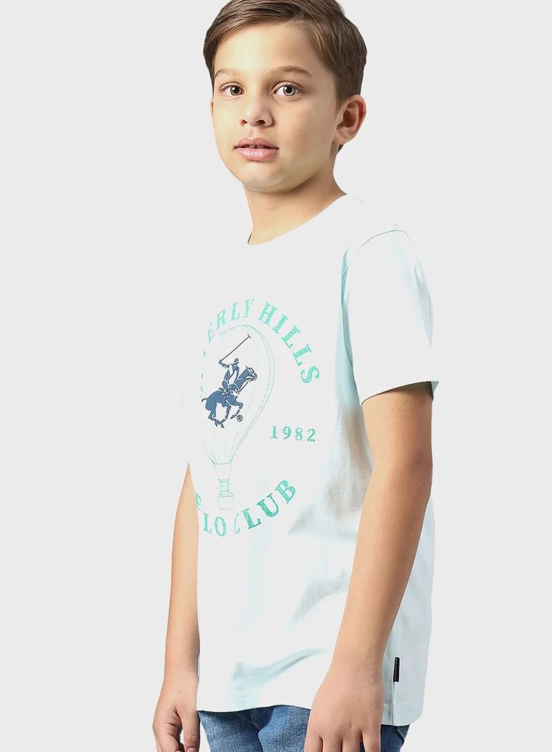 bhpoloclub Youth Graphic Print T-Shirt