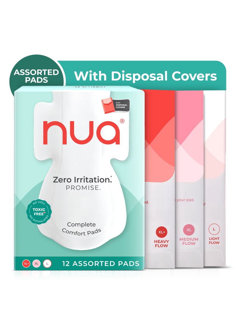 Nua Complete Comfort Pads L, XL, XL+ Assorted Pack - Image 1