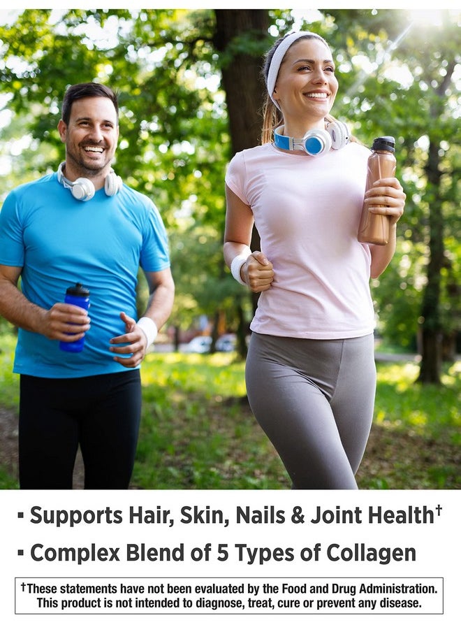 Nature's Truth - Protein Capsules ; 90 Count ; Type I Ii Iii V X ; Collagen Peptide Pills ; Gluten Free Supplement ; By Nature Truth - Image 1