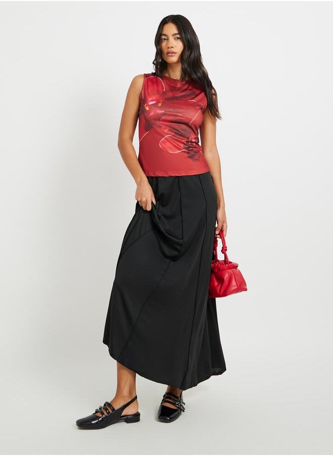 Take Two Take Two Floral Print Sleeveless Round Neck Top  - Image 2