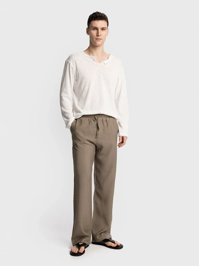 جيستو GIESTO Relaxed Fit Tencel Pants