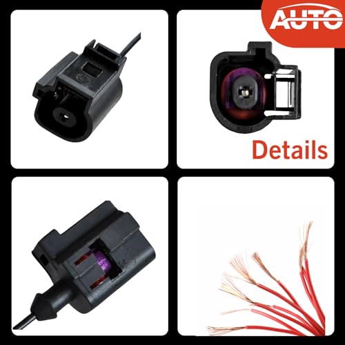 AUTO OCCASION Oil Pressure Sensor Connector with 7.67'' 1 Pin Wiring Harness 1J0 973 081 Compatible with 1998-2016 Audi Volkswagen - Image 5