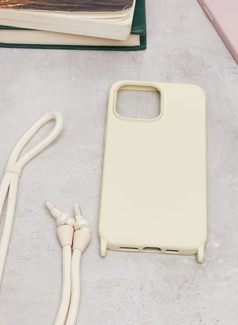COCONUT LANE Lanyard Stone Iphone 14 Pro Max Case