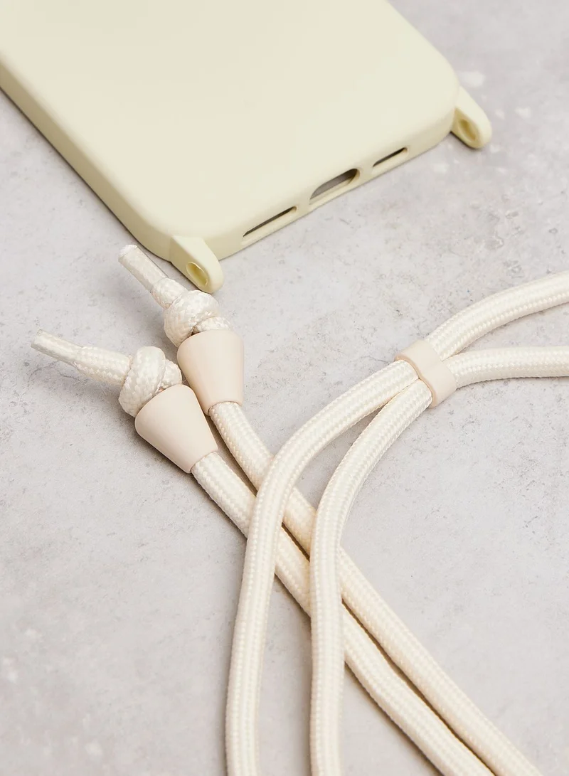 COCONUT LANE Lanyard Stone Iphone 14 Pro Max Case