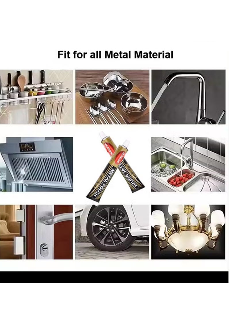 Autosol 3PCS German Technology Autosol Metal Polish for Chrome Copper Brass Total 225ml - Image 2