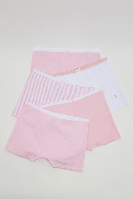 R&b 5 Pack Printed Boyshorts