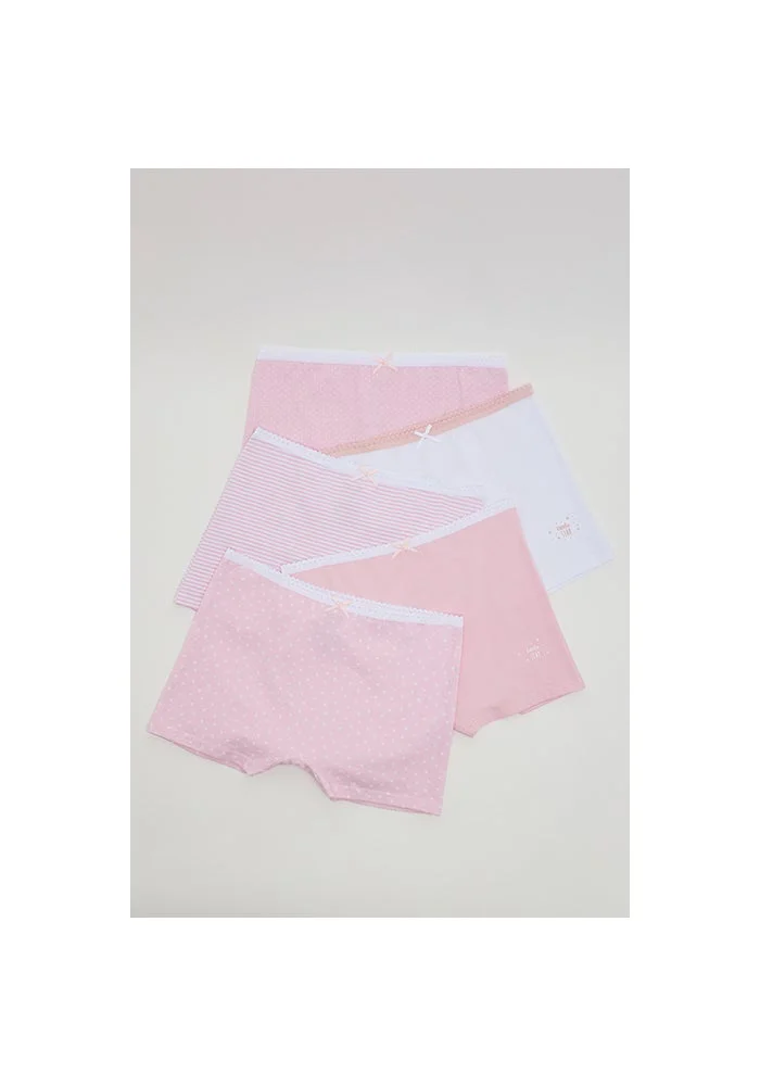 أر أند بي 5 Pack Printed Boyshorts