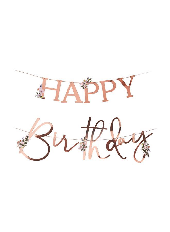 NIBEMINENT Happy Birthday Banner 200cm - Image 1