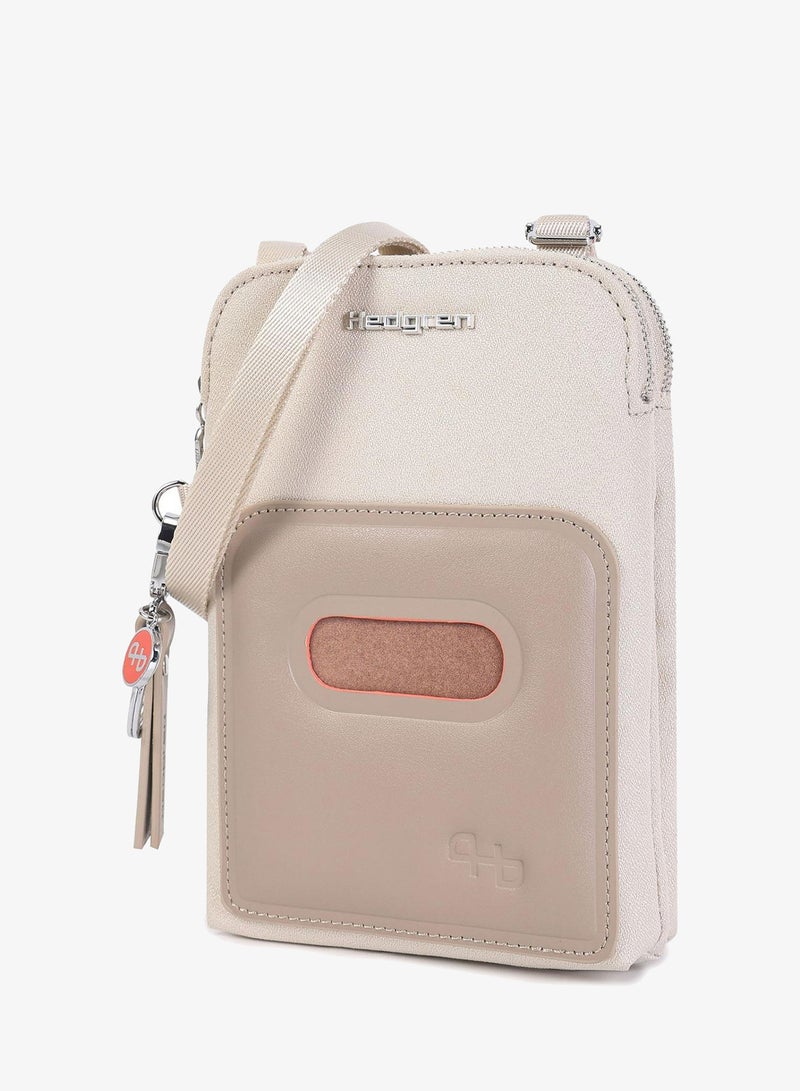 Hedgren hfika fika cortado rfid phone bag birch - Image 1