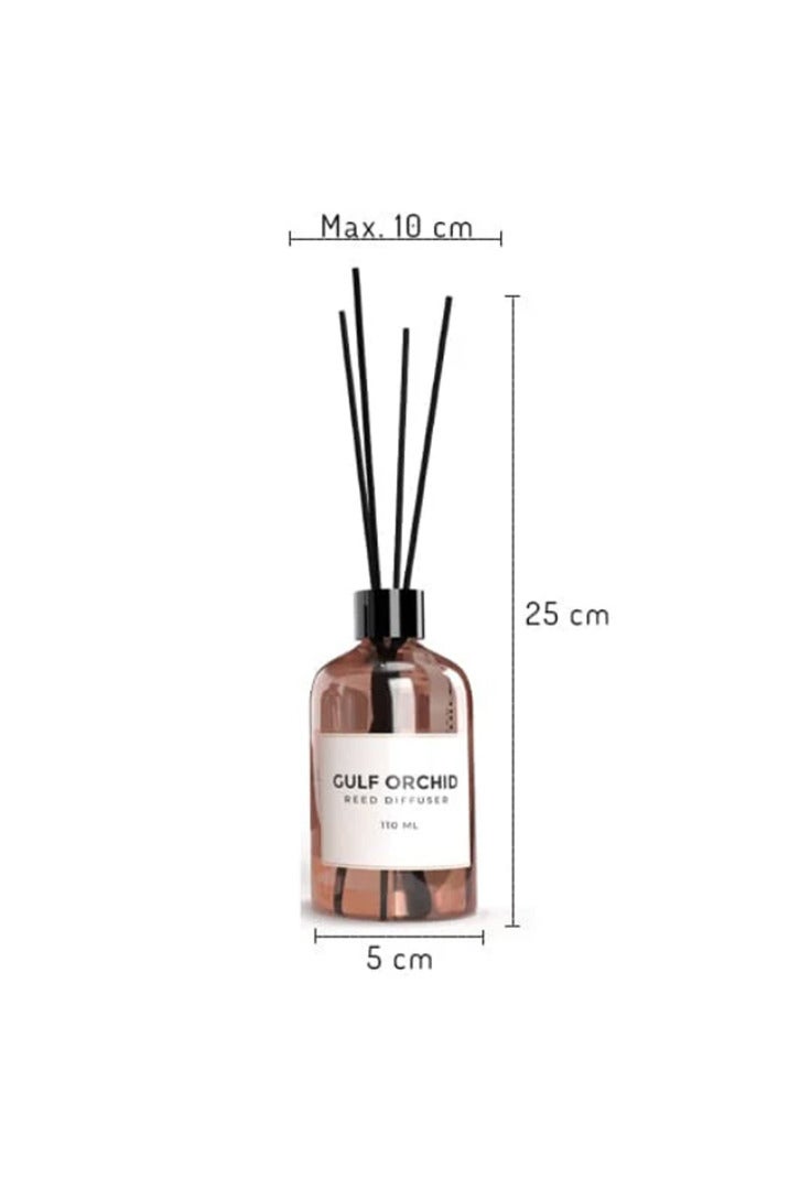 Gulf Orchid Perfume Diffuser, 110ml -Peach Crumble - Image 3
