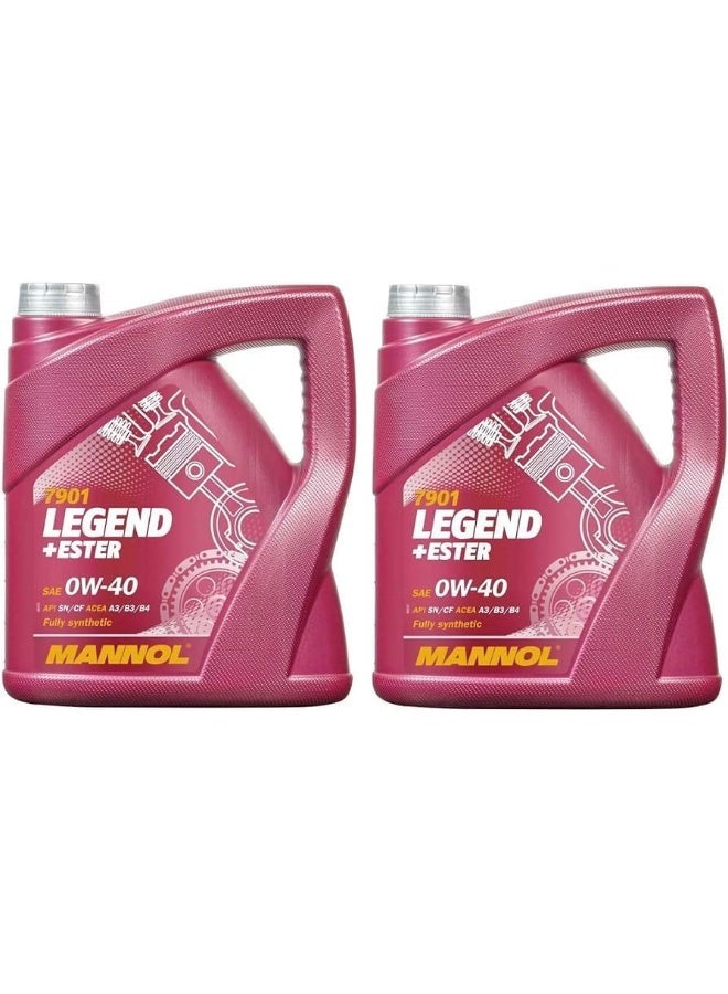 MANNOL Mannol Engine Oil (7901 Legend 0W-40 4 LTR)  - Image 4