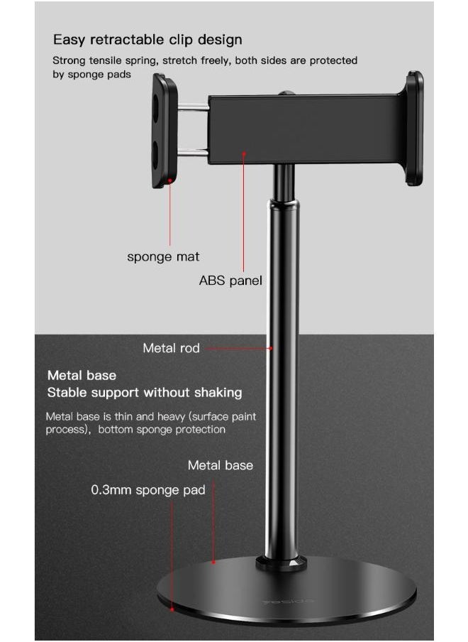 Yesido - C89 Universal Desktop Live Bracket Adjustable Desk Table Mobile Phone Tablet Holder Stand For iPad - Image 1