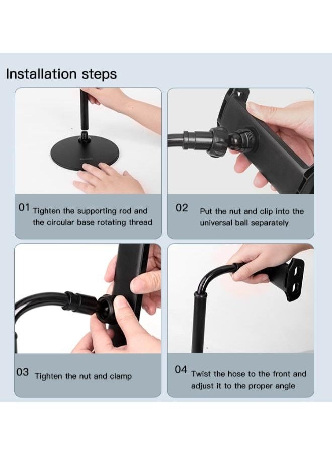 Yesido - C89 Universal Desktop Live Bracket Adjustable Desk Table Mobile Phone Tablet Holder Stand For iPad - Image 1