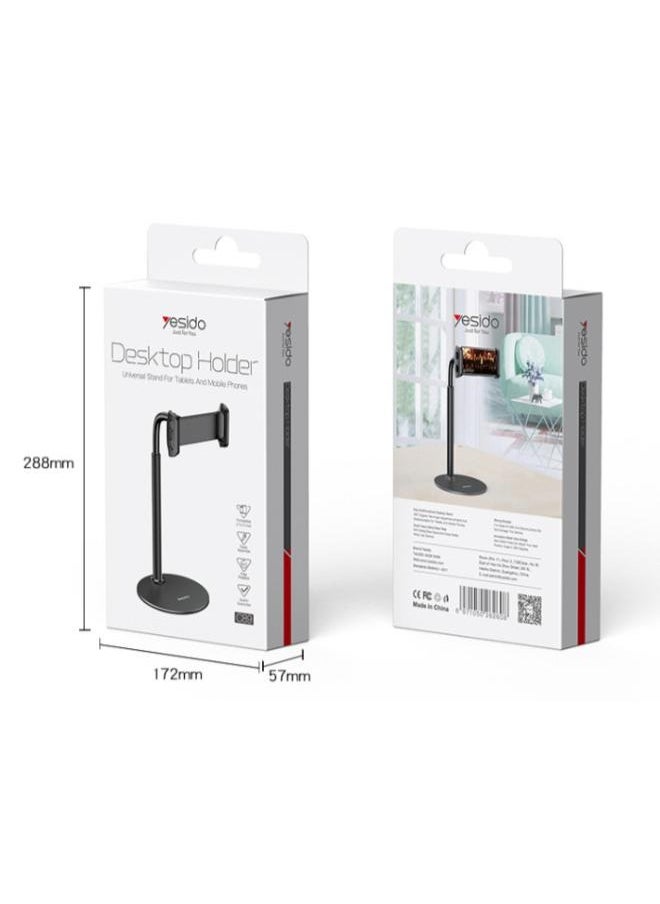 Yesido - C89 Universal Desktop Live Bracket Adjustable Desk Table Mobile Phone Tablet Holder Stand For iPad - Image 1