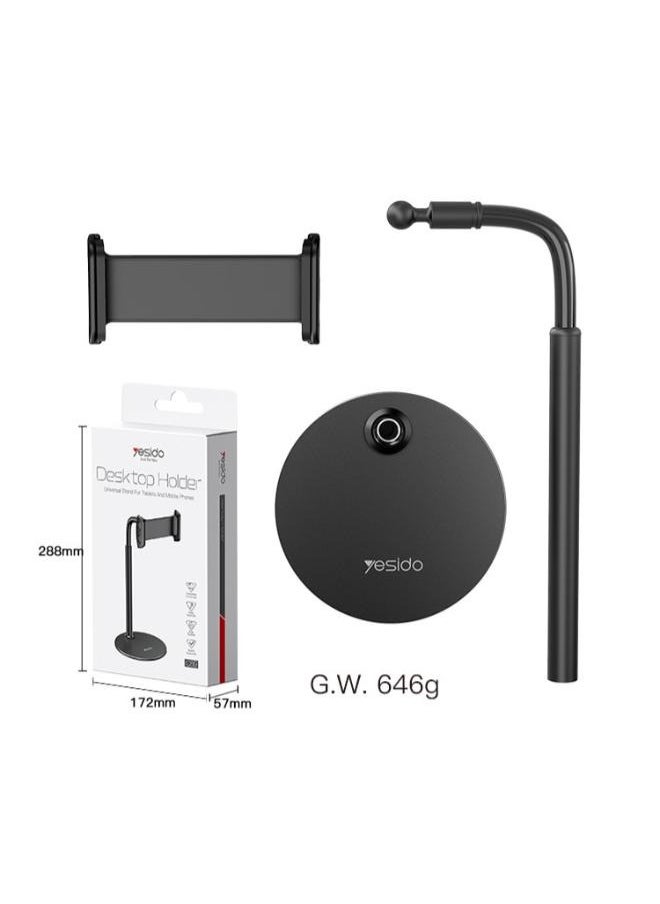 Yesido - C89 Universal Desktop Live Bracket Adjustable Desk Table Mobile Phone Tablet Holder Stand For iPad - Image 1