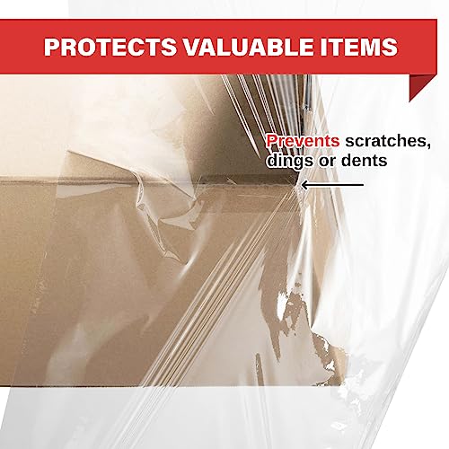Simply Cool Stretch Wrap 4 Pack 18" x 1100 SqFt – Heavy Duty 80 Gauge Shrink Wrap Rolls for Moving, Furniture, and Packing, Industrial Plastic Stretch Film, Pallet Wrap & Shrink Film Roll - Image 5