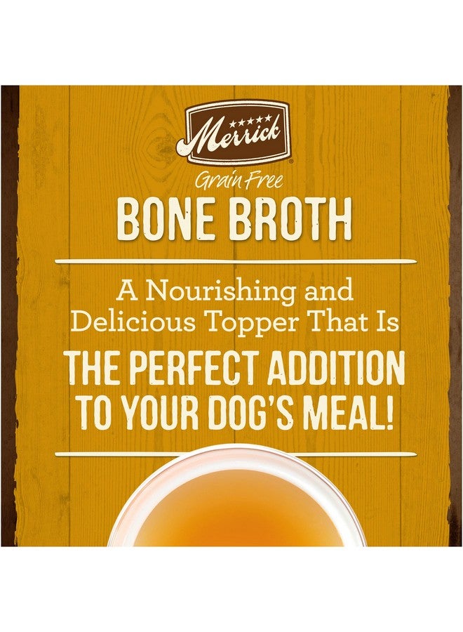 Merrick Grain Free Bone Broth Natural Meal Topper for Dogs, Accented with Superfoods & Cinnamon, for Adult Dogs of All Breeds Chicken, 7 Ounce,(Pack of 3) - Image 4