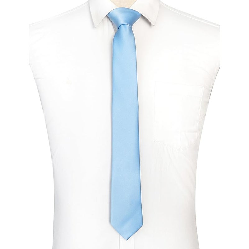 JEMYGINS Solid Color Tie Mens Necktie for Business and Wedding - Image 4