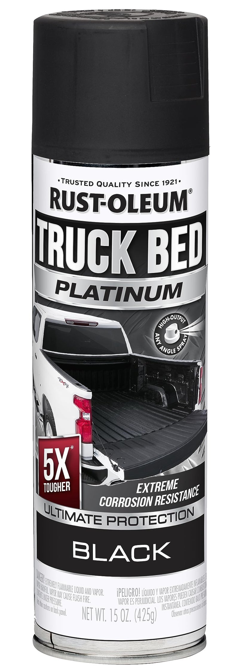 Rust-Oleum 382630 Platinum Truck Bed Coating Spray Paint, 15 Ounce, Black - Image 3