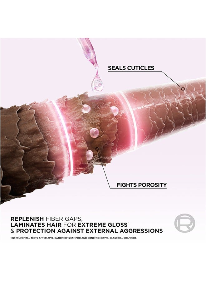 L'OREAL PARIS ELVIVE Glyco Gloss Shampoo 400ml & Conditioner 360ml Set - Image 2