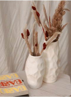 ba9ma The mesk Vase Set by Ba9ma, handcrafted from resin, is suitable for wooden shelves, dining rooms, and buffets.  - Image 1