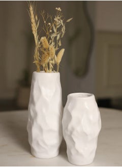 ba9ma The mesk Vase Set by Ba9ma, handcrafted from resin, is suitable for wooden shelves, dining rooms, and buffets.  - Image 2