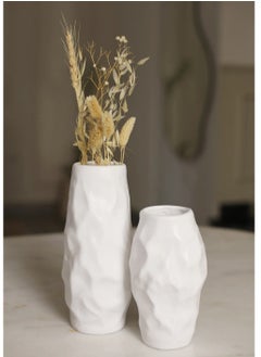 ba9ma The mesk Vase Set by Ba9ma, handcrafted from resin, is suitable for wooden shelves, dining rooms, and buffets.  - Image 4
