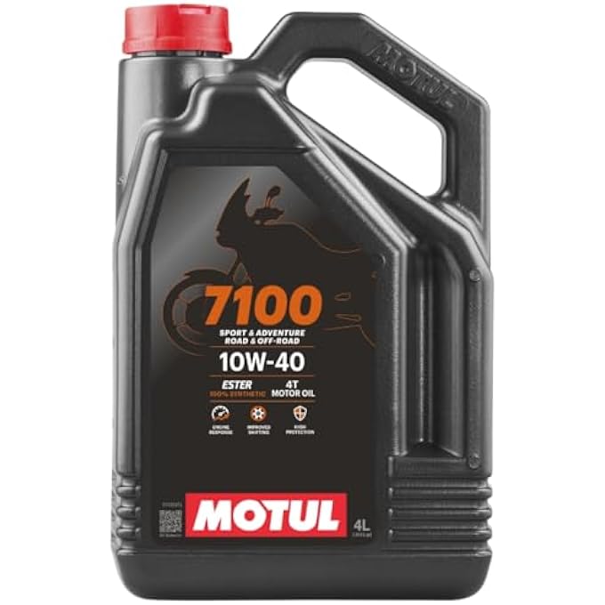 MOTUL 104092 7100 4T, 10 W-40, 4 L 300 X 234 X 114 - Image 1