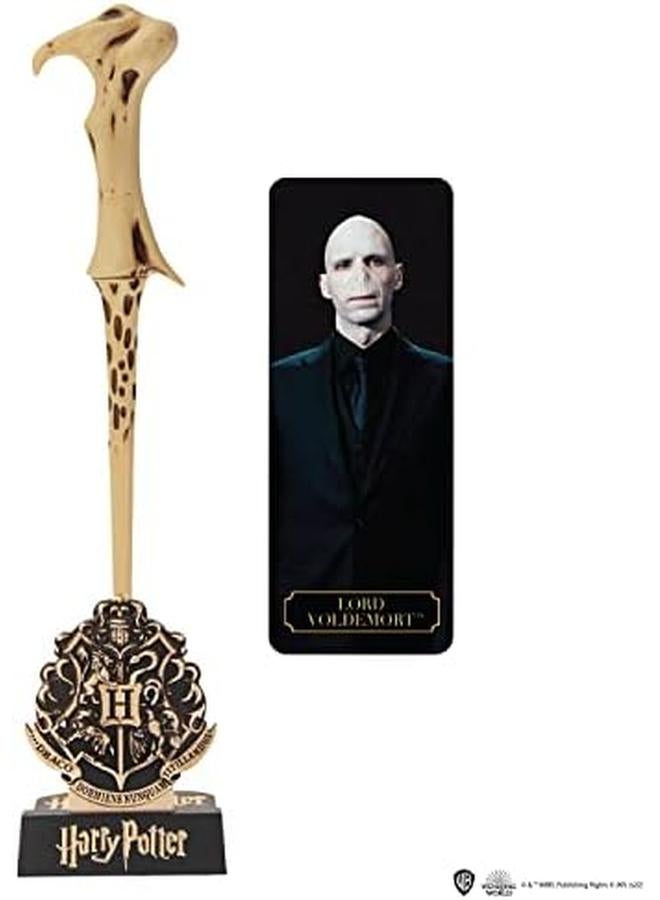 Cinereplicas Harry Potter Voldemort Wand Pen With Base And Lenticular Bookmark Official Licensed  - Image 4