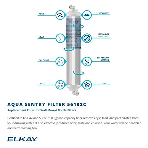 Elkay 56192C Replacement Filter Cartridge for Aqua Sentry In-Line Filtration System in Elkay Drinking Fountains - N/A - Image 3