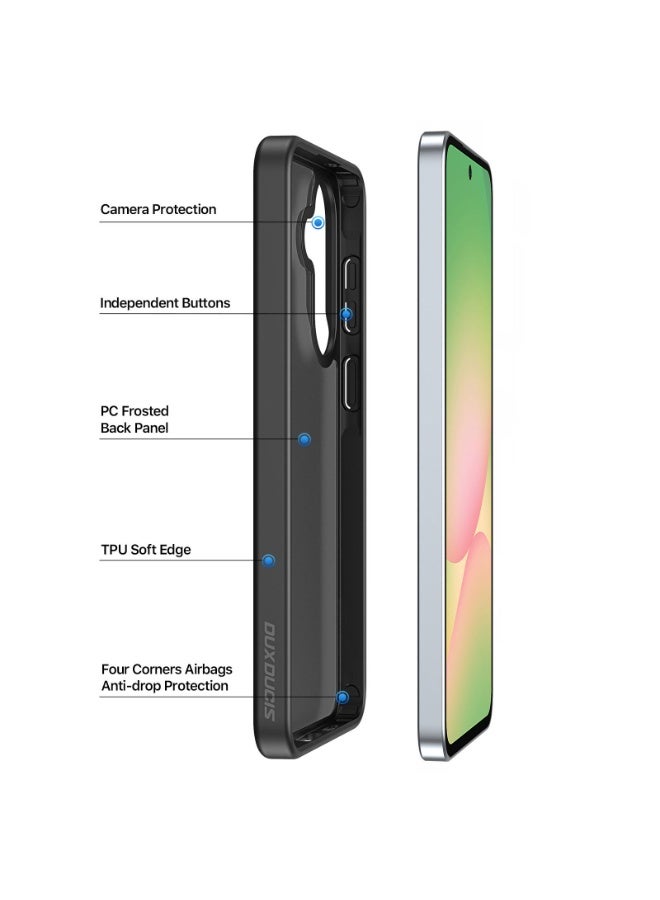 DUX DUCIS Yind Series TPU Hybrid PC Phone Case For Samsung Galaxy A57 5G (Black) - Image 3