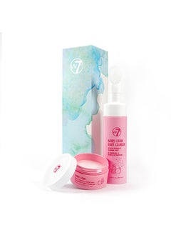 W7 W7 Berry Clean Cleansing Balm  Hydrating Foam Cleanser Set  Gently Removes Makeup Dirt  Impurities  Infused with Fruit Extracts  Vitamin E to Help Nourish Soothe and Protect the Skin 