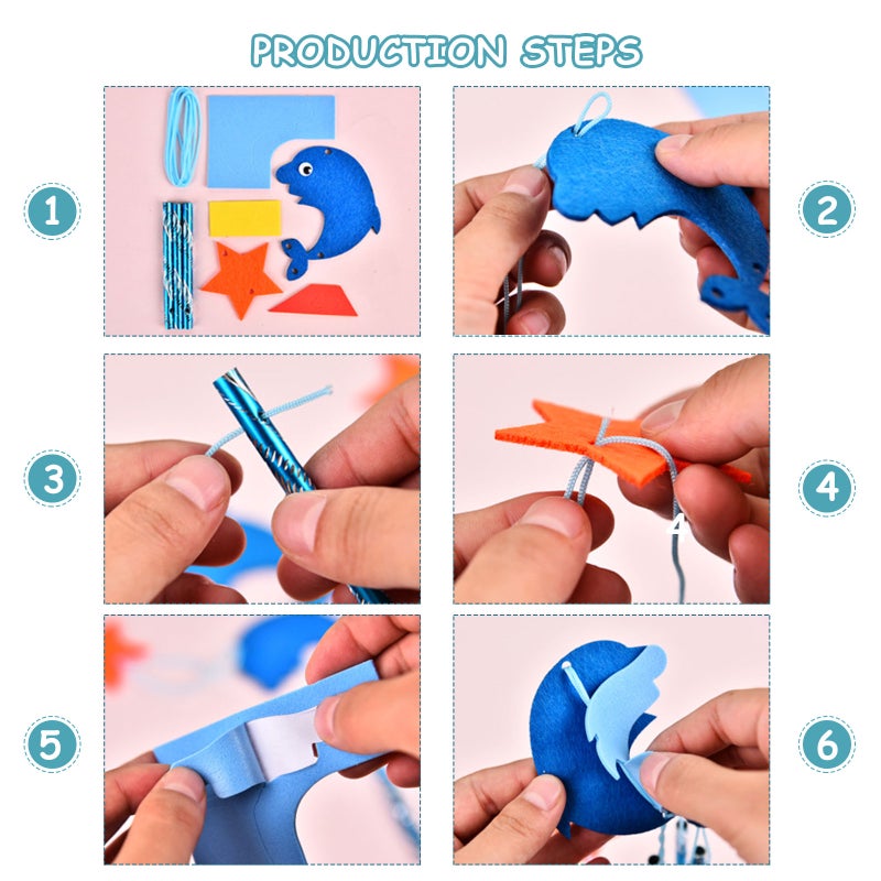 🧸 طقم أجراس الرياح لمشروع حرفي عملي وتفاعل عائلي ممتع - Image 4